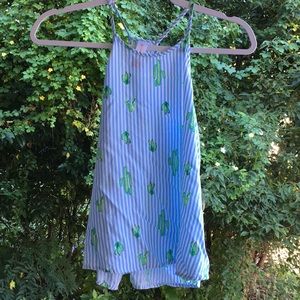 No Boundaries cactus tank top